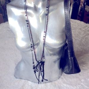 Black Chain Necklace NEW